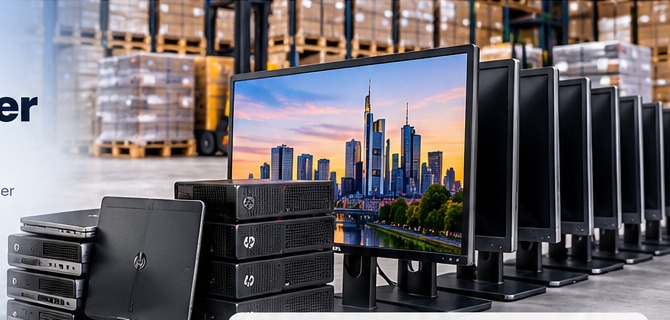 Business IT inventory in a warehouse